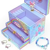 Style Girlz Unicorn Musical Jewellery Box with 2 Drawers & Bracelet view 5