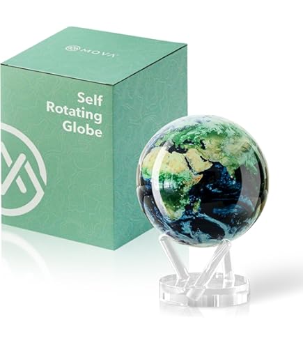 Amazon.com: MOVA Globe - Antique Yellow Political Map Signature (6