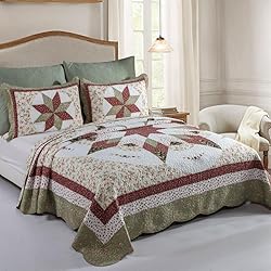 YAYIDAY Oversized Queen Bedspreads Patchwork Quilt