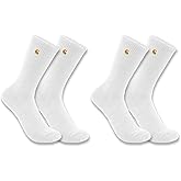 Carhartt Men's SC2252M Force® Midweight Crew Sock 2-Pack