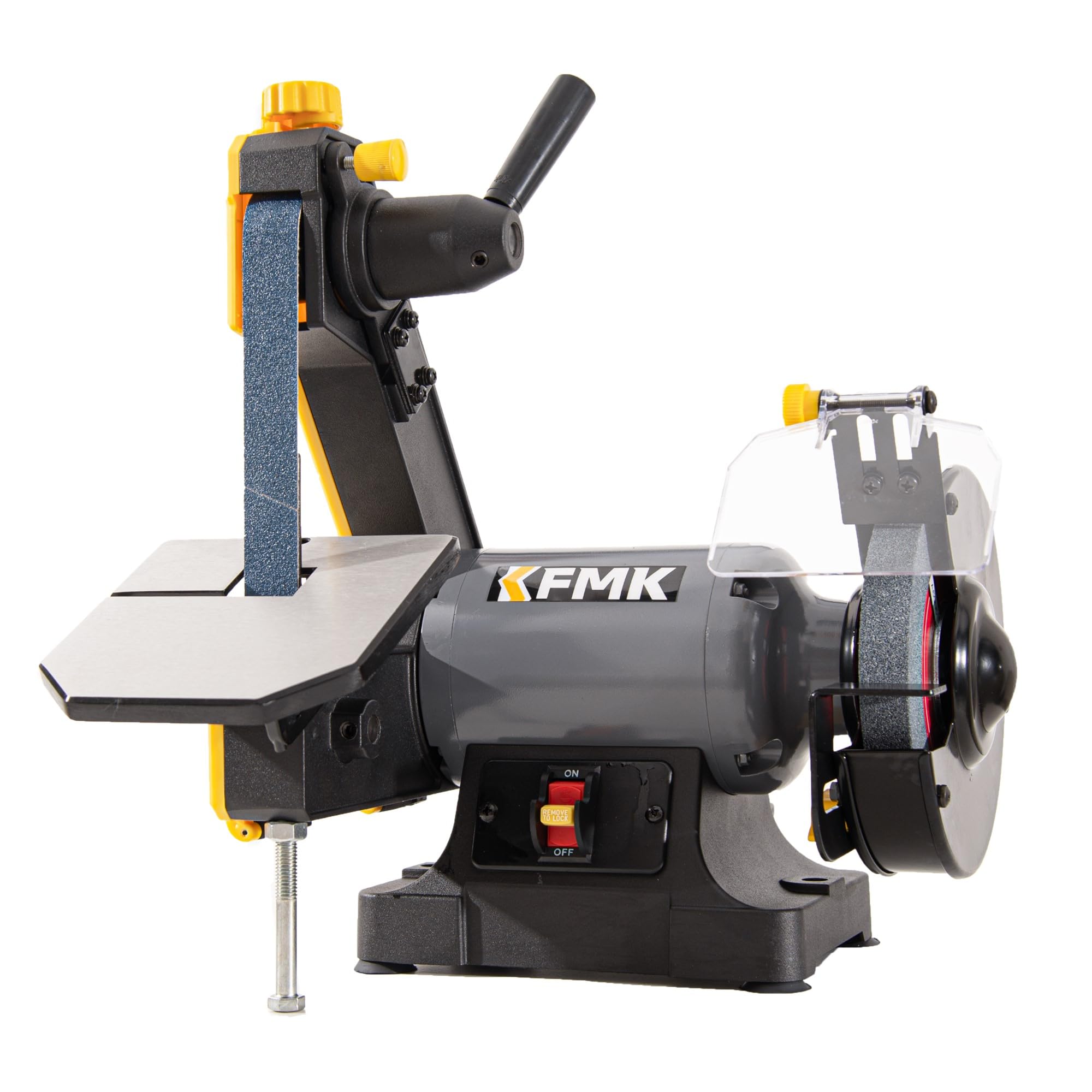 Photo 1 of KFMK High Speed 6" Bench Grinder & 1"x30" Belt Sander Combo, Bench Belt Sander & Grinder for Metalworking, Belt Grinder for Knife Making, sharpening