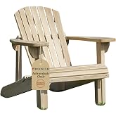 ROCKLER Adirondack Chair Plans with Cardboard Templates, Easy to Build | Adirondack Chair Plans &ndash; Easy DIY Furniture Project &ndash; Chair Templates &ndash; Cardboard Patterns Included &ndash; Beginner Friendly
