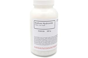 ALDON Innovating Science Laboratory-Grade Sodium Hydroxide Pellet, 500g - The Curated Chemical Collection