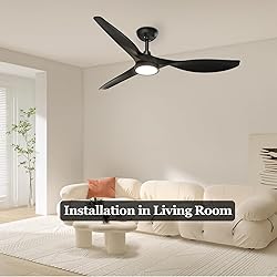 Roomratv Ceiling Fans with Lights, 52 Inch Ceiling