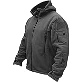 Mens Tactical Jacket Hoodie Winter Warm Military Sport Long Sleeve Fleece Coats