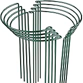 LEOBRO Plant Support, 8PCS Peony Cages and Supports, Plant Stakes for Indoor Plants, Outdoor Plants, Plant Holders, Tomato Monstera Hydrangea Support Cage, 10" W x 15.8" H