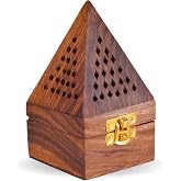 IBLAY Wooden Dhoop Batti Stand | Traditional Handcrafted Incense Holder for Home, Puja, Meditation & Spiritual Ambience | Elegant Wooden Tray for Dhoop, Incense Sticks & Cones (Traditional)