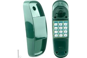 Haconba Swingset Phone Toys Playground Treehouse Phone Pretend Telephone Toy with Numeric Key for Kids Outdoor Playground Treehouse Jungle Gym Accessories (Green)