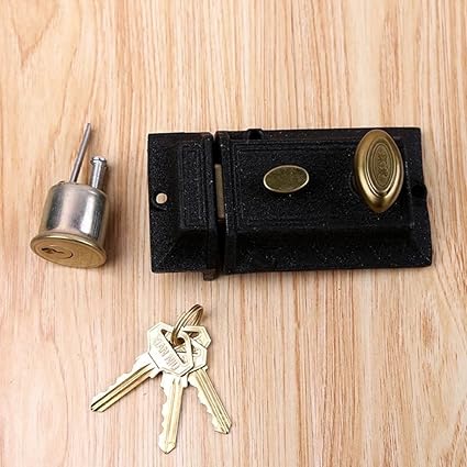Amazon Com Fidgetfidget Front Door Lock Nightlatch Rim Type