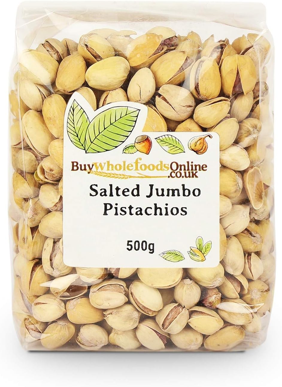 Buy Whole Foods Online Pistachio Nuts Jumbo Salted 500 g Amazon.co.uk