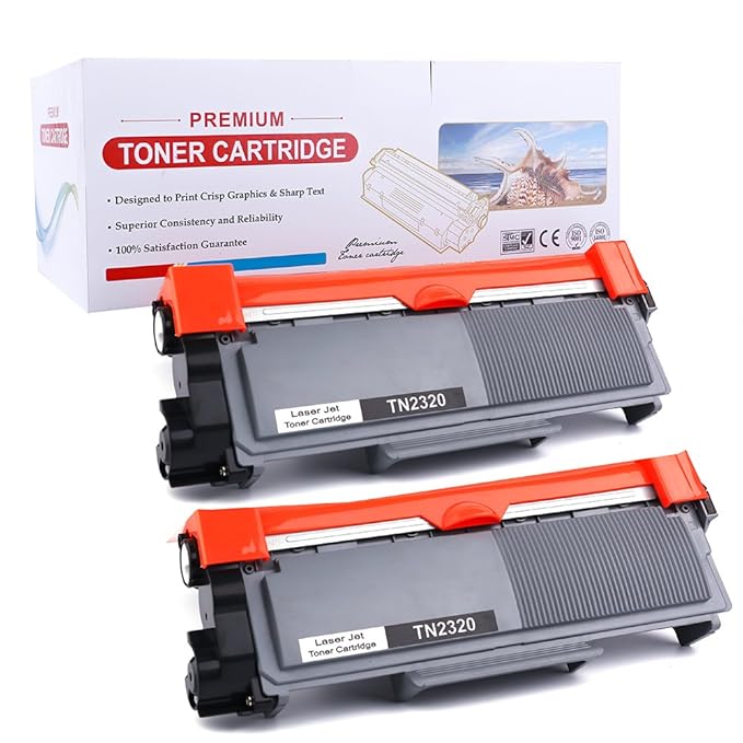 2er TN2320 TN-2320 TN2310 Toner Kompatibel for Brother HL-L2300D L2320D L2340DW L2360DW L2380DW, DCP-L2500D, L2520DW, L2540DN