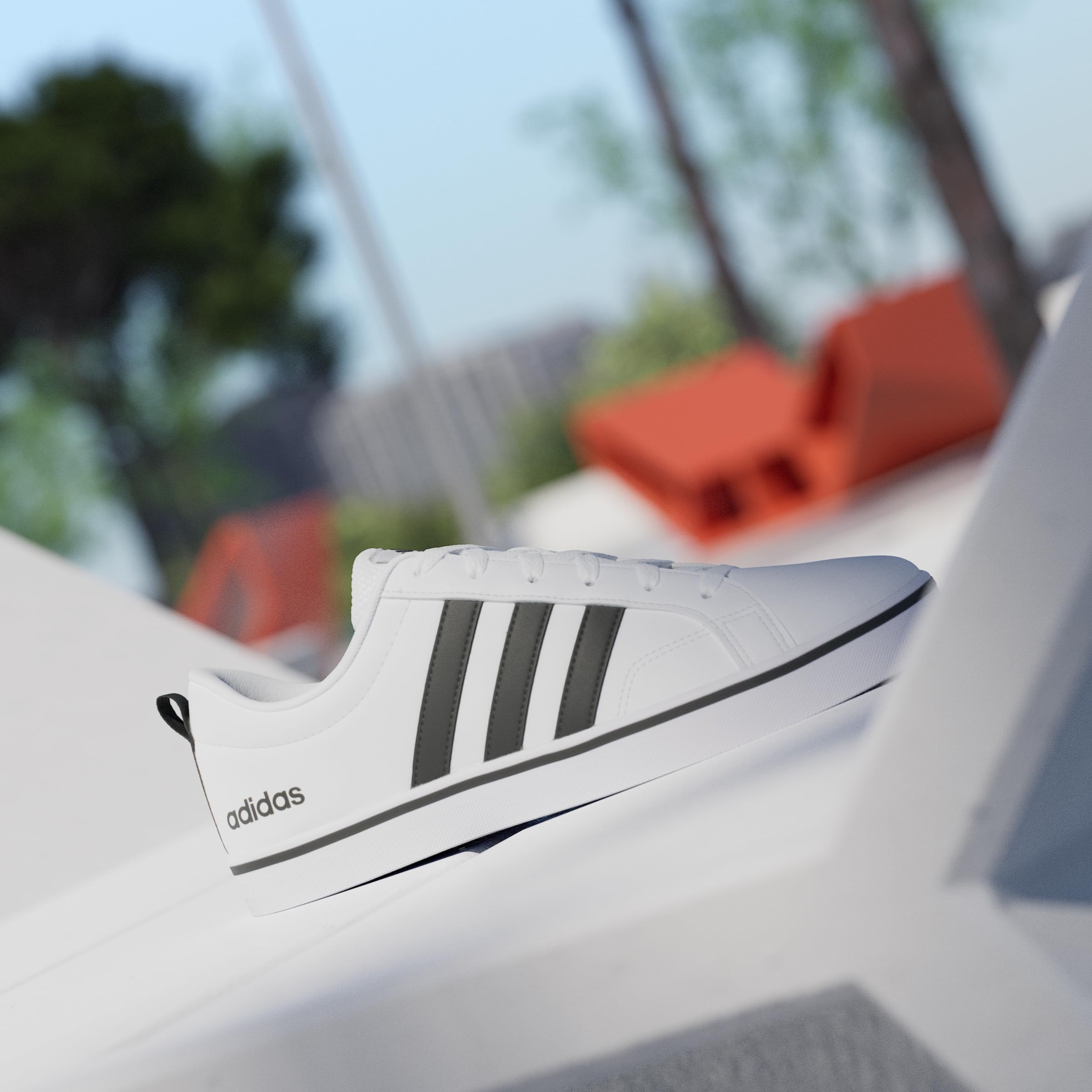adidas Unisex VS Pace 2.0 Shoes, Cloud White / Core Black / Cloud White, 43 1/3 EU 3
