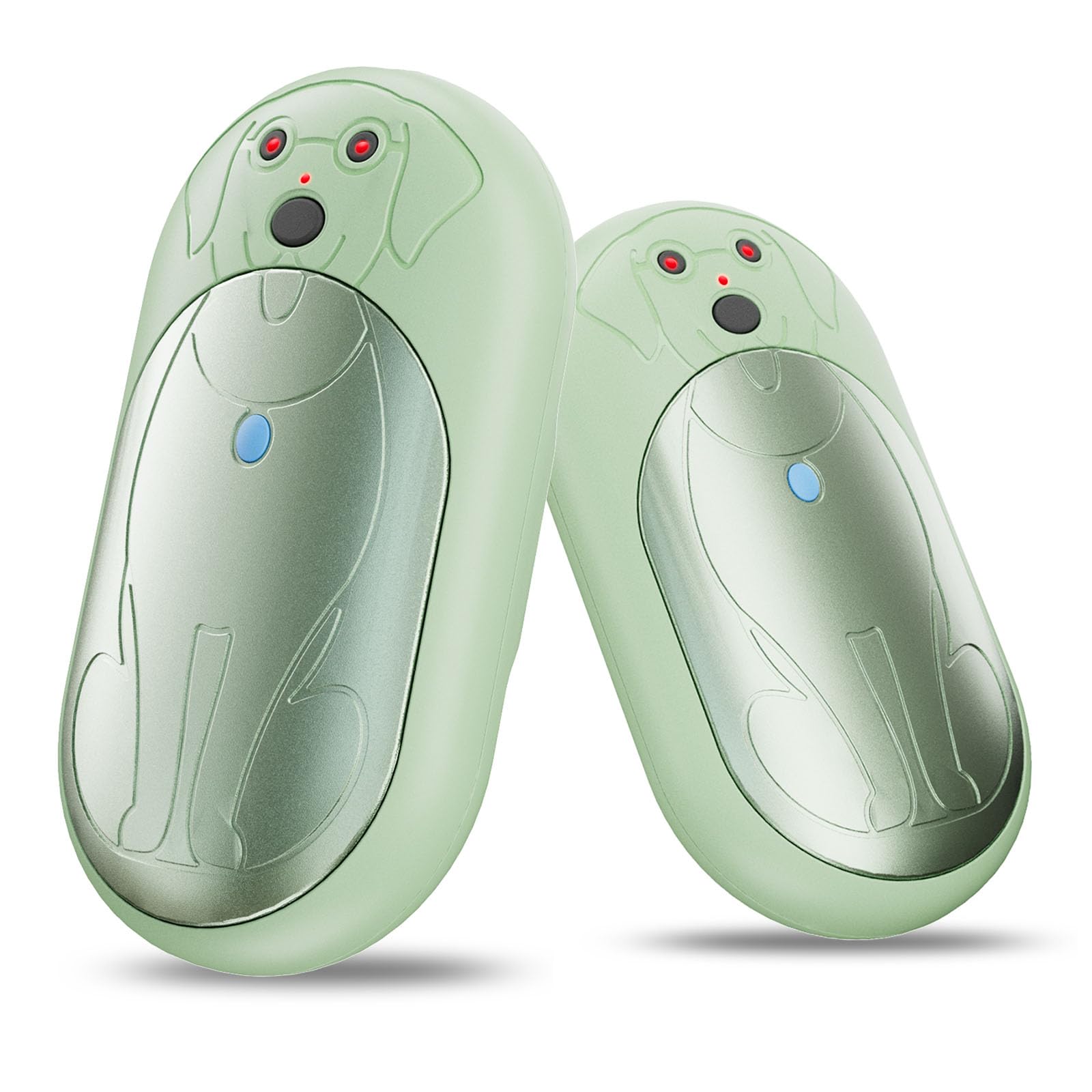 COTOP Hand Warmers Rechargeable 2 Pack, 6000mAh Electric Portable Handwarmers for Glove Pocket, 3 Levels Heat, up to 24hrs Reusable Pocket Heater for Walking, Running, Camping,Tech Gift for Men Women