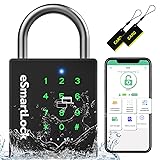 Pothunder Heavy Duty Smart Padlock, Outdoor Padlock