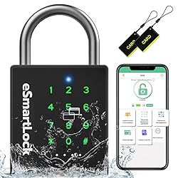 Pothunder Heavy Duty Smart Padlock, Outdoor Padlock