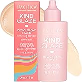 Pacifica Makeup Primer – Kind Glaze Dewy Glow Layer, Hydrating Primer with Vegan Collagen, Squalane & Ceramides for Soft-Focus Radiance, Vegan & Cruelty-Free, 1 fl oz