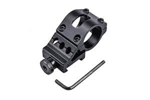 Weltool Tactical Offset Flashlight Mount for Picatinny Rail (MIL-STD-1913, STANAG 2324,STANAG 4694) - Offset Side 45 Degree M