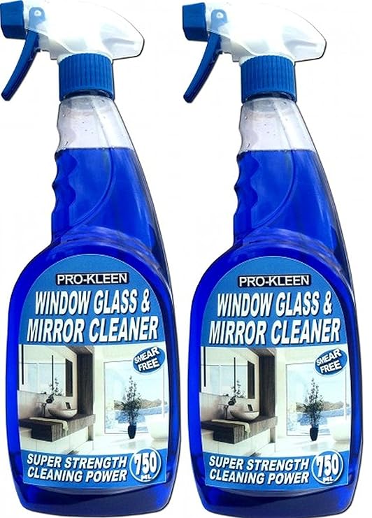 2 x 750ml ProKleen Professional Glass, Mirror and Window Cleaning