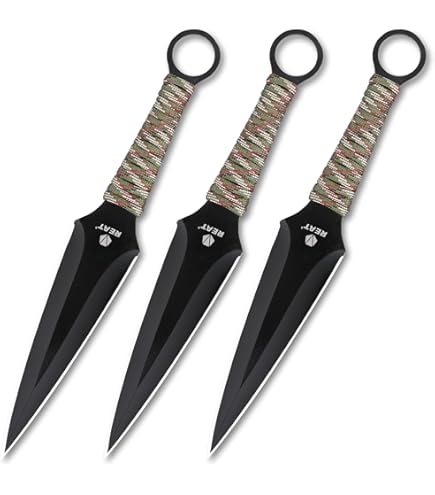 Amazon.com : Avias Knife Supply Steel Anime 3 Piece Kunai Thrower