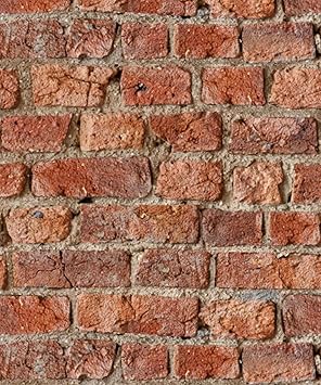 Arthouse Urban Brick Wallpaper Red Home Kitchen Amazon Com