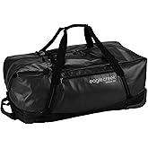 Eagle Creek Migrate 130L Wheeled Duffel Bag, Midnight Black | Durable, Weather-Resistant Travel Duffel with Smooth Wheels, Multiple Carry Options for Easy Transport