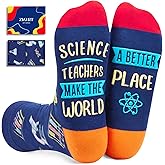 Zmart Teacher Appreciation Gifts - Music Art Science Teacher Socks for Men Women