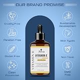 Kanzy Vitamin E Oil for Face Skin Hair 60ml Plant Based d-Alpha-tocopherol view 5