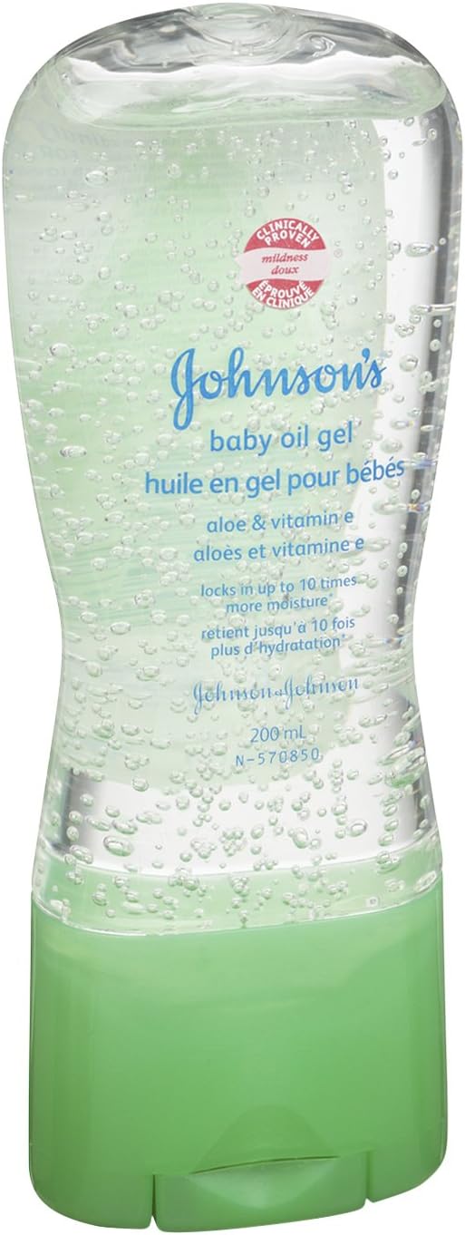johnson's aloe & vitamin e oil gel
