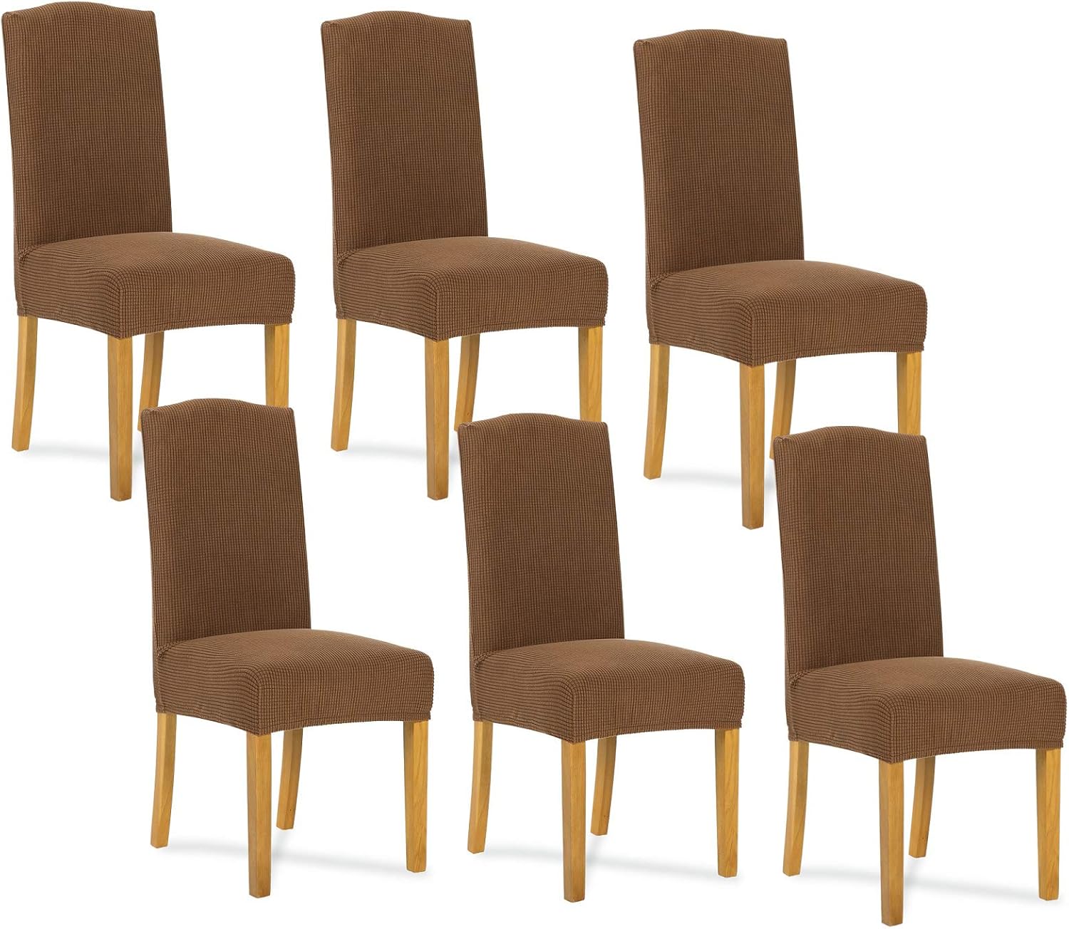 SNDMOR Fundas para sillas de Comedor de Cocina, estirables extraíbles