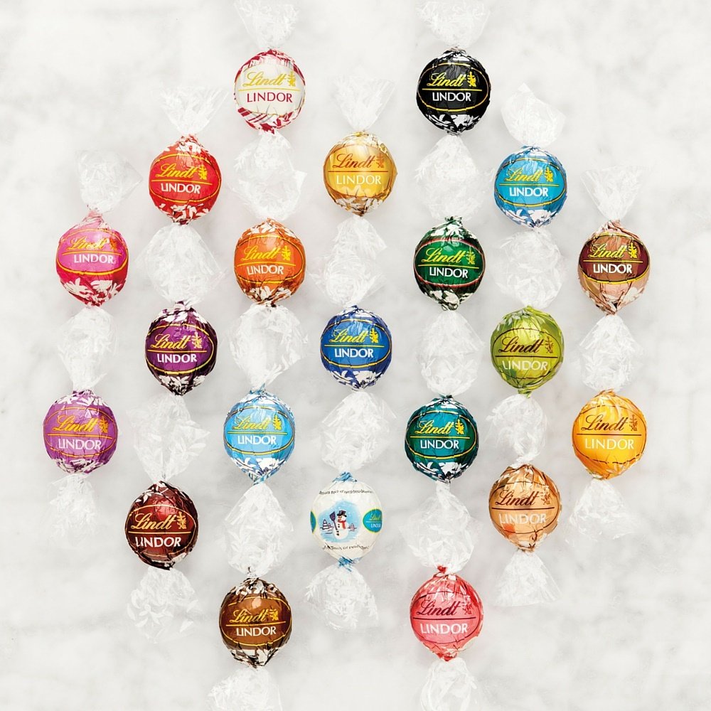 Lindt LINDOR 15 Flavors FRESH Truffles60 PC