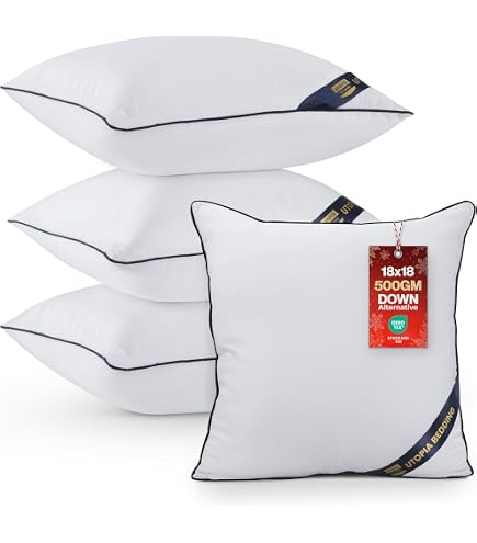 Fennco Styles White Pillow Insert - 20" Round, Premium Polyester Fiber, Made In USA