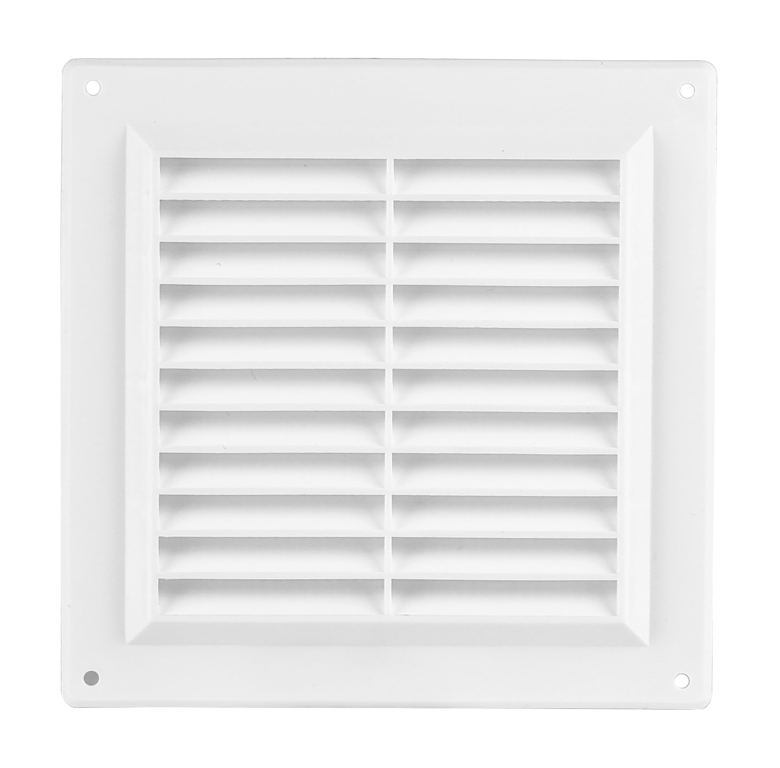 Steinberg14 White 150x150mm Air Vent Cover with Insect Mesh - 6x6 inch Ventilation Grilles for Walls and Ceilings - Internal Covers - Air Vents for Interior Walls - Plastic Ventilation Grille
