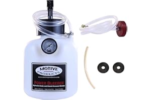 Motive Products 0118 Black Label Power Bleeder 2-Quart Tank with Hose, Extra Tubing, and Adapter, Compatible with Late Model GM and Select Tesla Mazda Ford