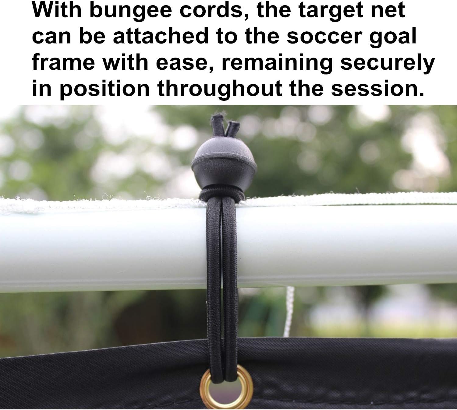 KL KLB Sport 7' x 5' Steel 3 in 1 Soccer Goal Target with 4 Scoring Zones – Includes Frame, Rebounder Net, Target Nets and Carry Bag – Portable Shot Accuracy Training Tool : Sports & Outdoors
