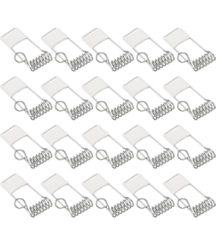 PATIKIL 50x16mm Downlight Spring Clips - 30 Pack Stainless Steel Recessed Light Clamps