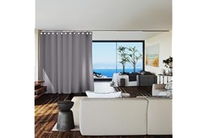 RoomDividersNow 高級重磅房間隔間窗簾，約2.64公尺- 2.72公尺高x約1.51公尺－4.54公尺寬 窗簾