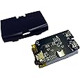 Game Boy Advance Rechargeable Battery Mod, 1800mAh Lithium LiPo, USB-C Charging, For Original Gameboy Advance (With Black (onyx) Cover)