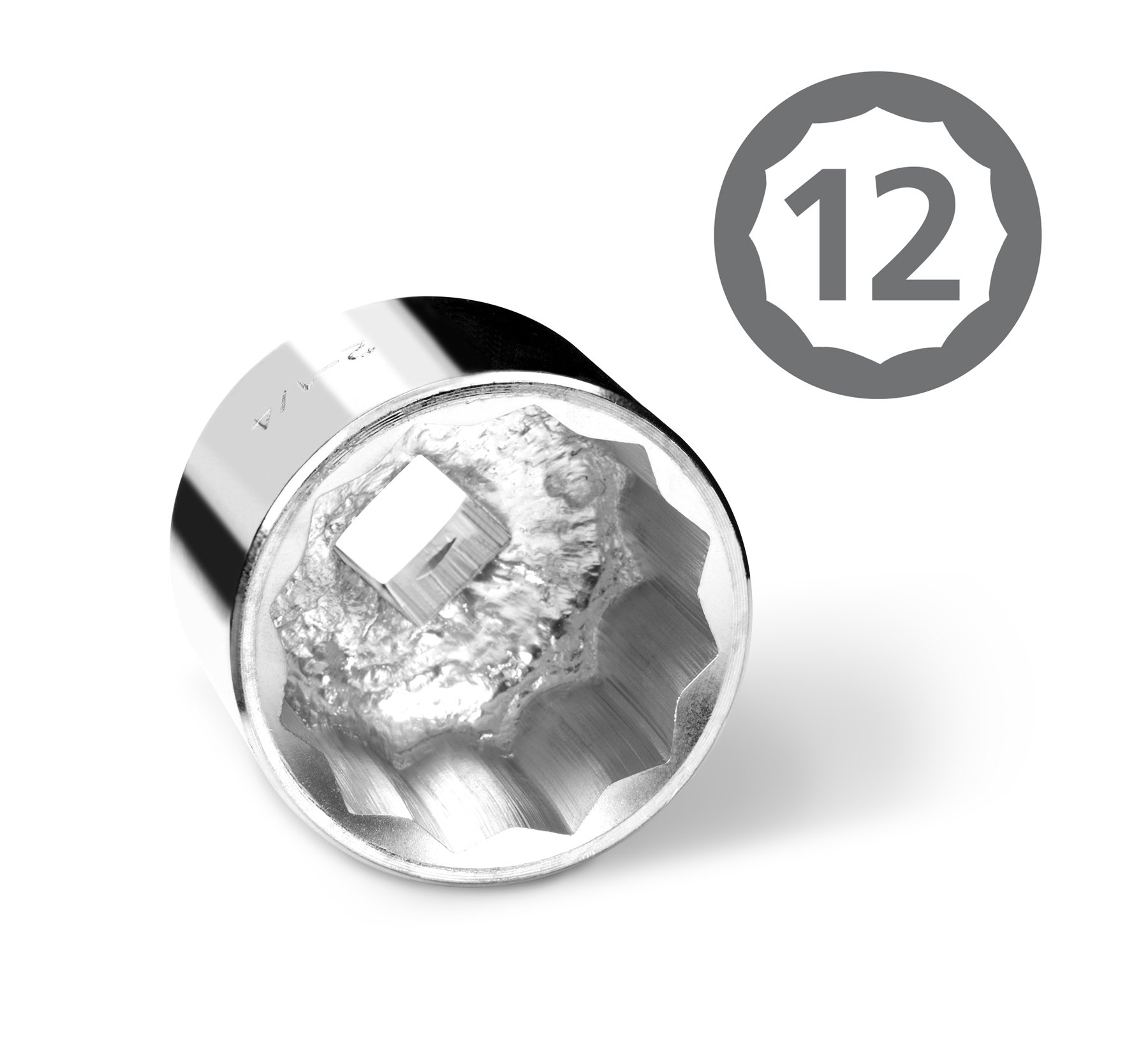 TEKTON 3/4Inch Drive Jumbo Socket Set, Inch, 21/16Inch 21/2Inch