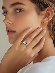 Silver Claddagh Rings Irish Love Jewelry for Female