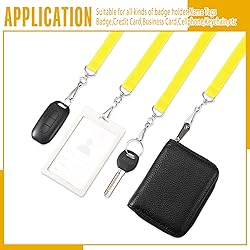 Patelai 60 Pcs Breakaway Lanyards with J Hook Bulk