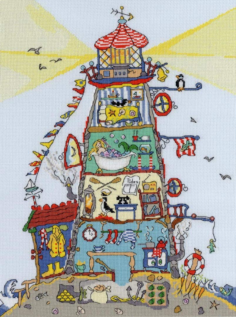 Bothy Threads Cross Stitch Kit - Cut Thru' Lighthouse