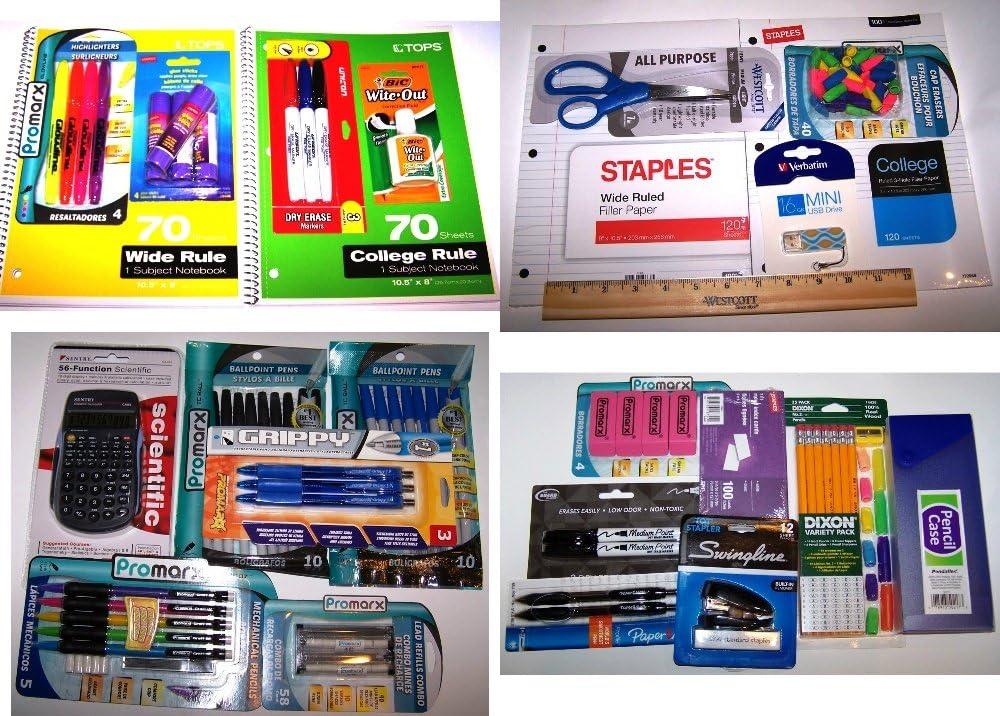 Back to School Essential Supplies Mega School Bundle #1/16
