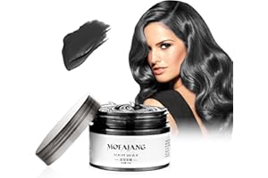 EFLY Temporary Hair Color Chalk For Kids, Hair Wax Color For 4 5 6 7 8 9 Year Old Girl Gifts, Birthday,Party, Cosplay DIY, Children's Day, Halloween, Christmas (1, Black)