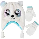 Toddler Winter Hat and Gloves Set for Ages 4-7 or Boys & Girls Winter Hat & Toddler Mittens Ages 2-4