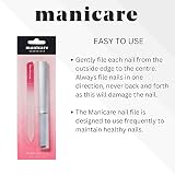 Manicare Glass Nail File Double Sided 3 Pack With Case For Natural & Artificial view 3