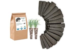 EVERECOO Grow Sponges, Starter Pods Compatible with Aero Garden,Refill Pods for Hydroponic Growing System (50 Pack)