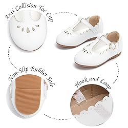 Tegeek Girls Toddler/Little Kid Mary Jane Flats