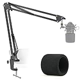 MXL 770 990 Microphone Stand with Pop Filter - Mic