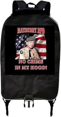 Amazon Com Xl Back Pack Mayberry Rfd Barney Fife No Crime In My Hood Computers Accessories