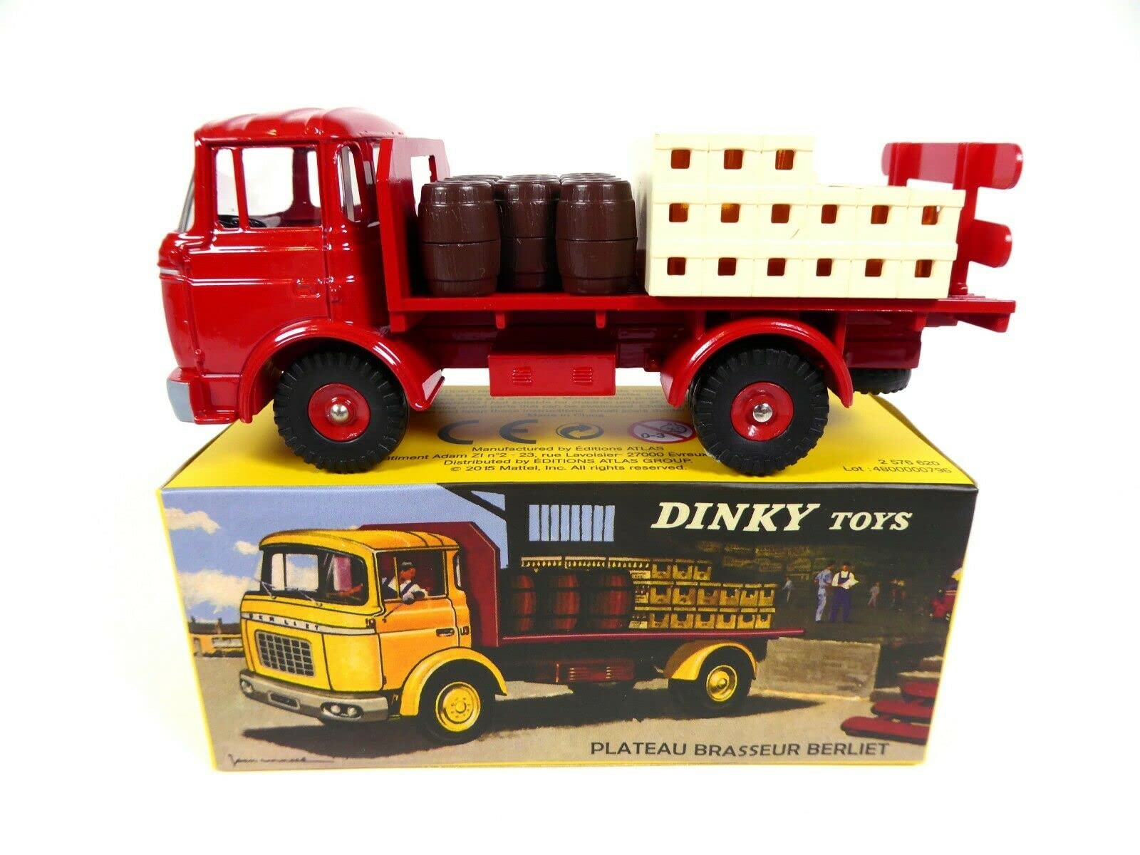 OPO 10 - DeAgostini miniature truck compatible for Dinky Toys and compatible with Berliet brewer transport platform - 588